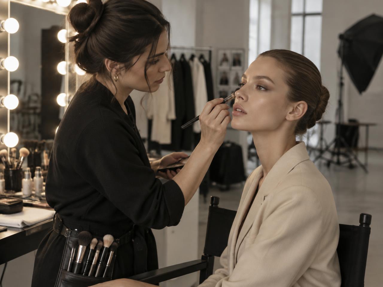 Práctica presencial de maquillaje
